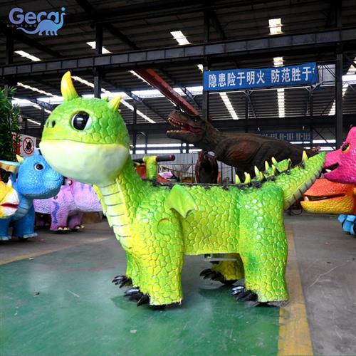 广场儿童车卡通动物仿真模型电动车商场儿童乐园游乐设施源头工厂