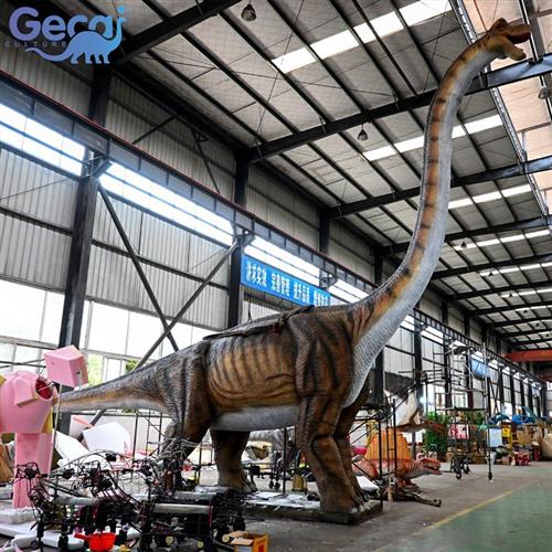 大型仿真恐龙乐园展览电动模型景区主题公园户外景观腕龙制作厂家