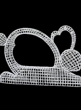 户外不锈钢动物网红打卡兔子天鹅大象座椅雕塑园林售楼处装饰摆件