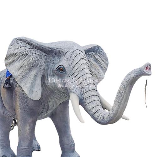 仿真猛犸象大象仿真动物模型工厂机械骑乘动物互动引流