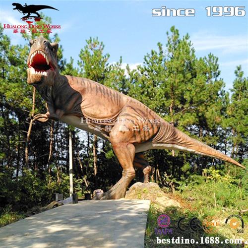 年红景区流量仿真机械电动恐龙模型仿真鲨齿龙工厂制作摆件