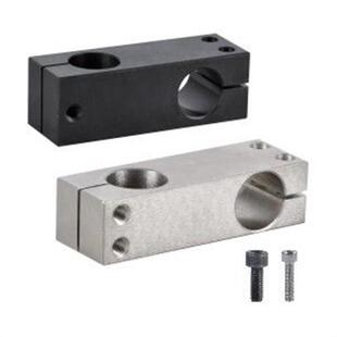 光轴平行型支柱固定夹双杆平行固定夹双孔连接件组合支架固定夹块