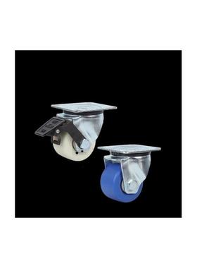 替米si米脚轮蓝色MC双轮CWMJ75/50/65-N日式万向轮CWG75/65/50-N