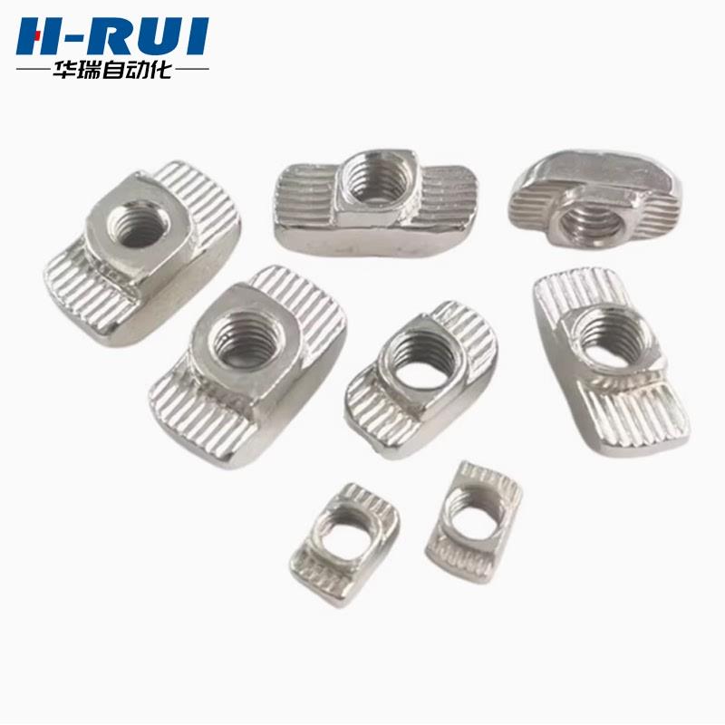 铝型材专用欧标国标T型螺母块20/30/40/45型M3M4M5M6M8锤头船形