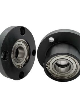 轴承座组件双切边法兰带扣环双轴承铝合金材质BACB6800ZZ BFP23