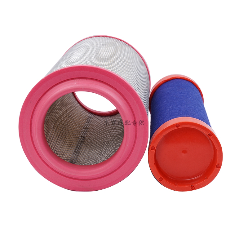 PU2040两头通空气滤芯适配成都重汽王牌757B777重汽豪曼滤清器