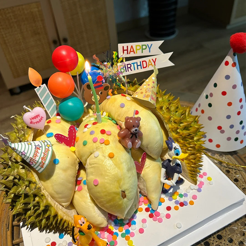 榴莲蛋糕装饰米奇海绵宝宝摆件