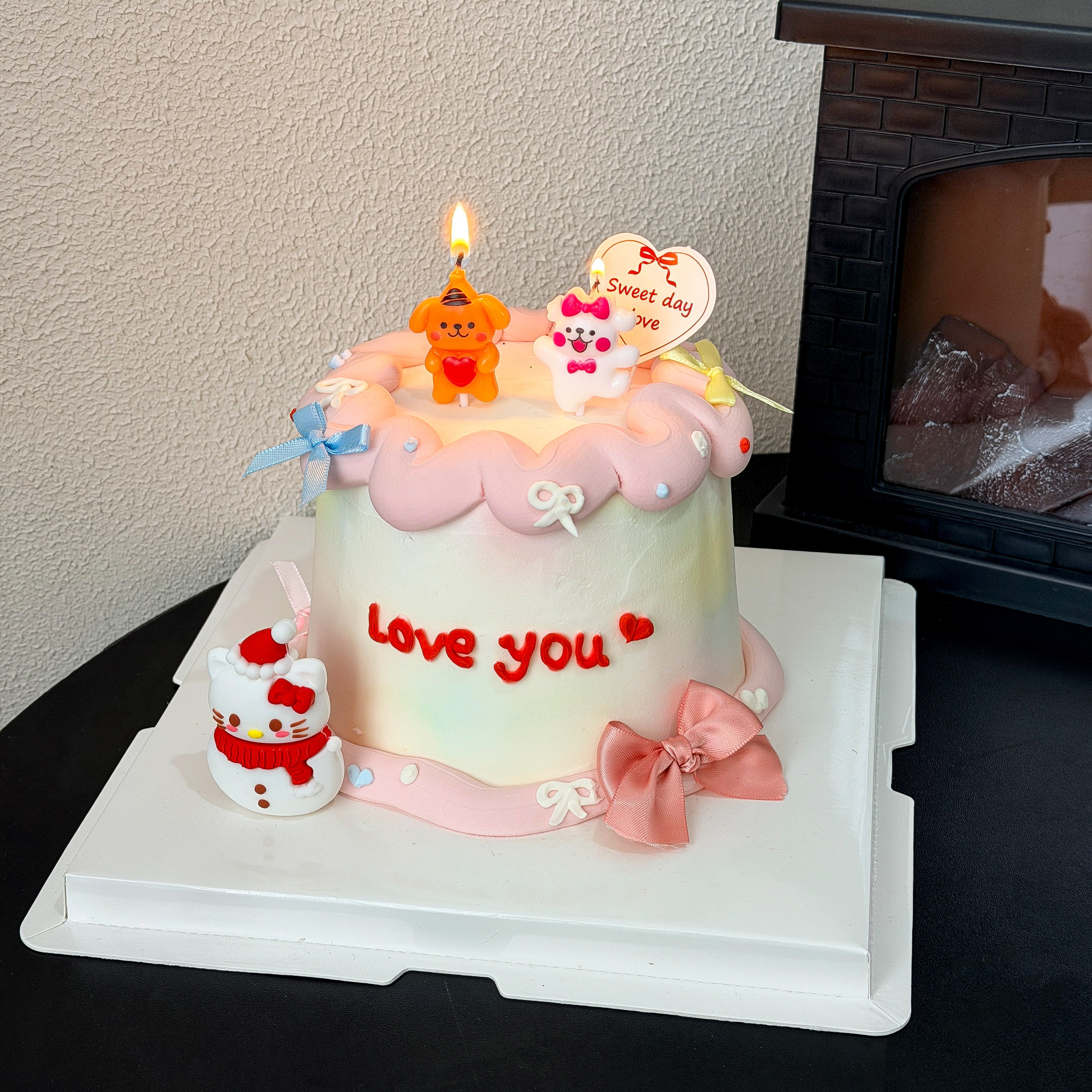 2.14七夕情人节线条小狗蛋糕装饰雪人kt猫爱心卡片蜡烛烘焙插件,节庆用品/礼品,节日装扮用品,淘宝优惠券,粉丝福利购,淘宝优惠卷