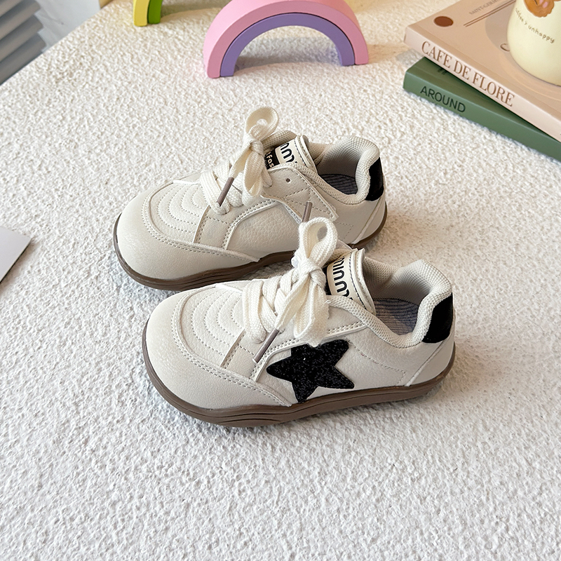 儿童鞋子2025春秋新款男童小童板