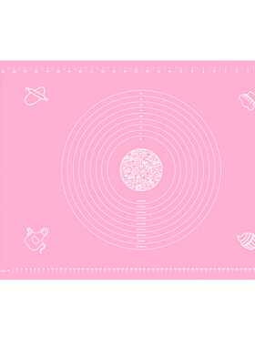 新款直销加厚380G 70*50CM7050带刻度烹饪和面水擀面烘焙垫硅胶揉