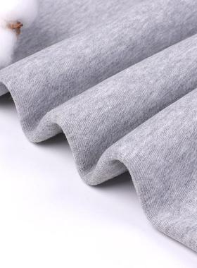 新款直销410g超柔复合银狐绒华棉黑色卫衣面料 CVC加厚水貂绒布一