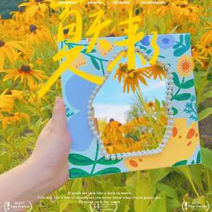 新款直销手工填色数字油画镜子diy材料包不规则云朵化妆镜子一件8