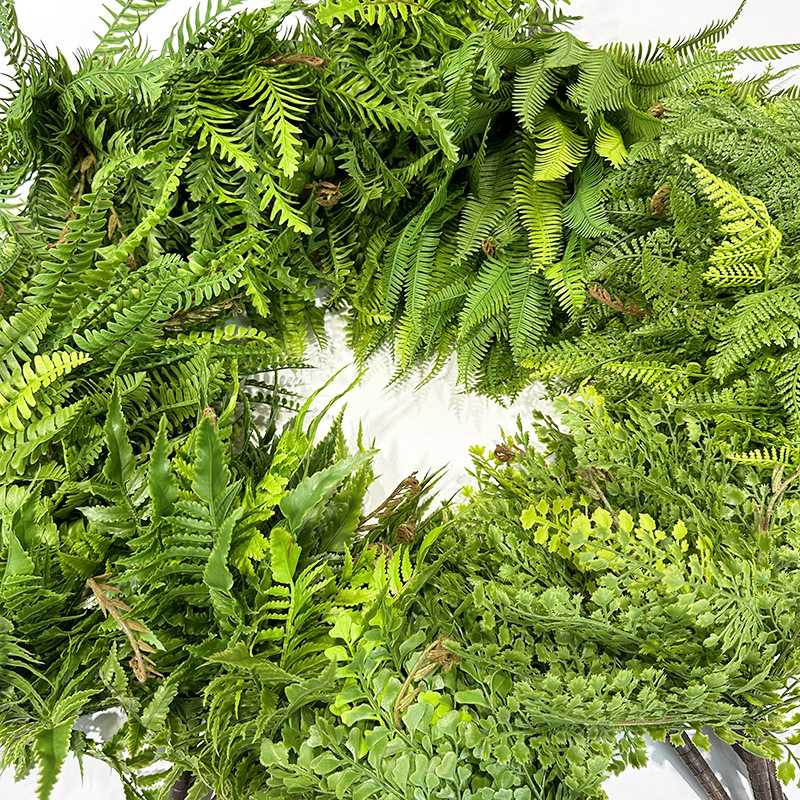 新款直销仿真蕨叶排草蕨类波斯草植物蕨叶蕨草植物墙波斯叶鱼尾蕨