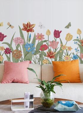 新款直销CH39081AB花间飞舞家居自粘贴纸沙发电视背景墙踢脚线装