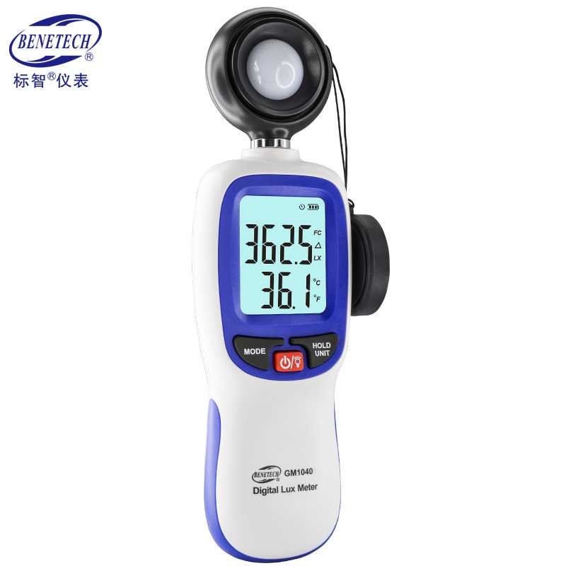 新款直销BENETECH GM1040数字照度计 测光仪 测光表 亮度照度