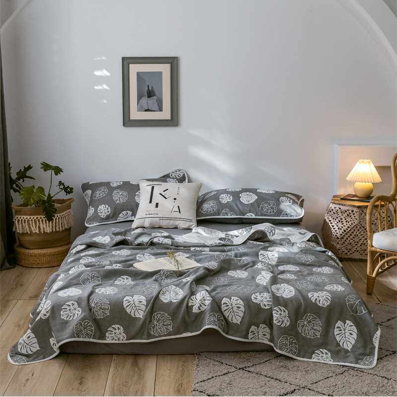 新款直销六层纱布毛巾被纯棉单人双人毯子夏季儿童婴儿午睡盖毯夏,床上用品,床盖,淘宝优惠券,粉丝福利购,淘宝优惠卷