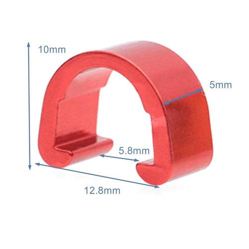 新款直销自行车C扣U型过线扣线管固定铝合金油管卡子刹车变速线管