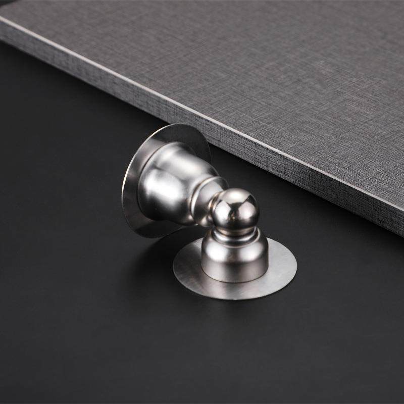 新款直销免打孔超短门吸家用不锈钢强磁迷你墙吸网红钟形门碰防撞