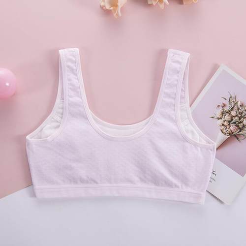 新款直销发育期小背心初中学生12-14-16岁高中少女文胸大童女童女