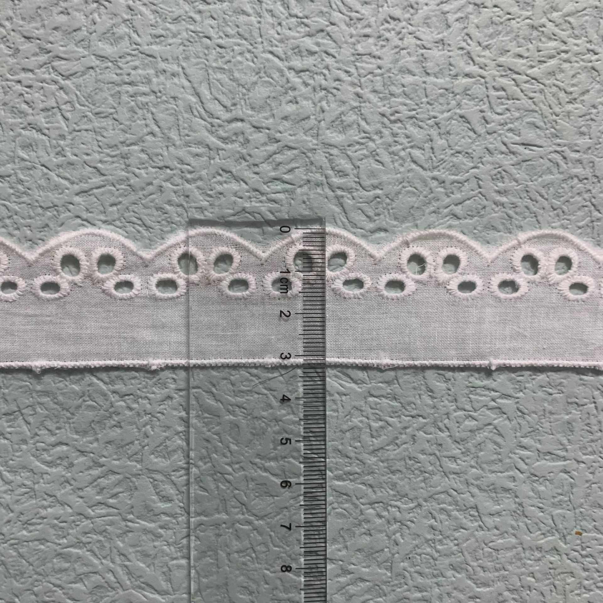 新款直销直销现货打孔小波浪全棉刺绣花边辅料服装手工DIY棉布8,纺织面料/辅料/配套,服装花边,淘宝优惠券,粉丝福利购,淘宝优惠卷