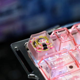 键帽村无畏契约键帽新款暮蝶立体机械键盘树脂透光键帽ESC客制化