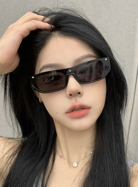 美式辣妹黑色墨镜女夏日防紫外线