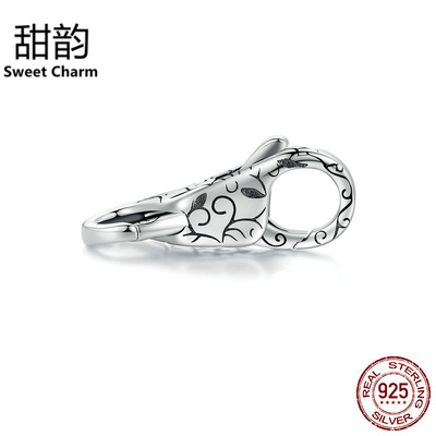 艾芙乐原创卷草纹双头龙虾扣头s9