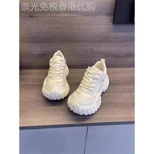 Mk&Dk。Sw Daddy Shoes女式2025春秋季新款增高小榴莲底容易搭配
