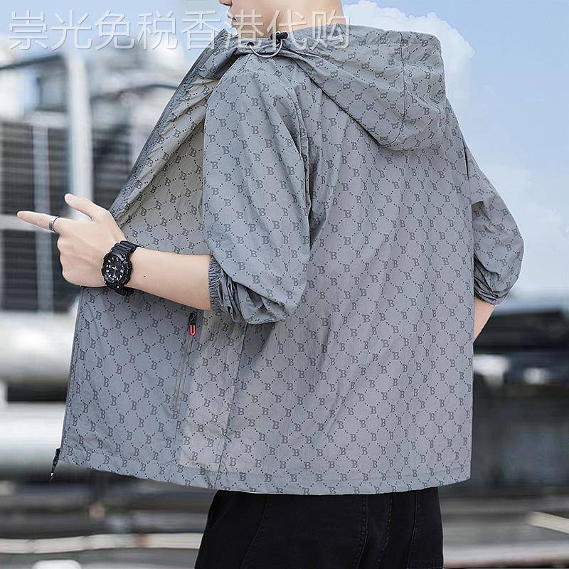 VIRRI CIAGA！防晒衣男冰丝透气速干户外运动骑行风衣宽松防晒服