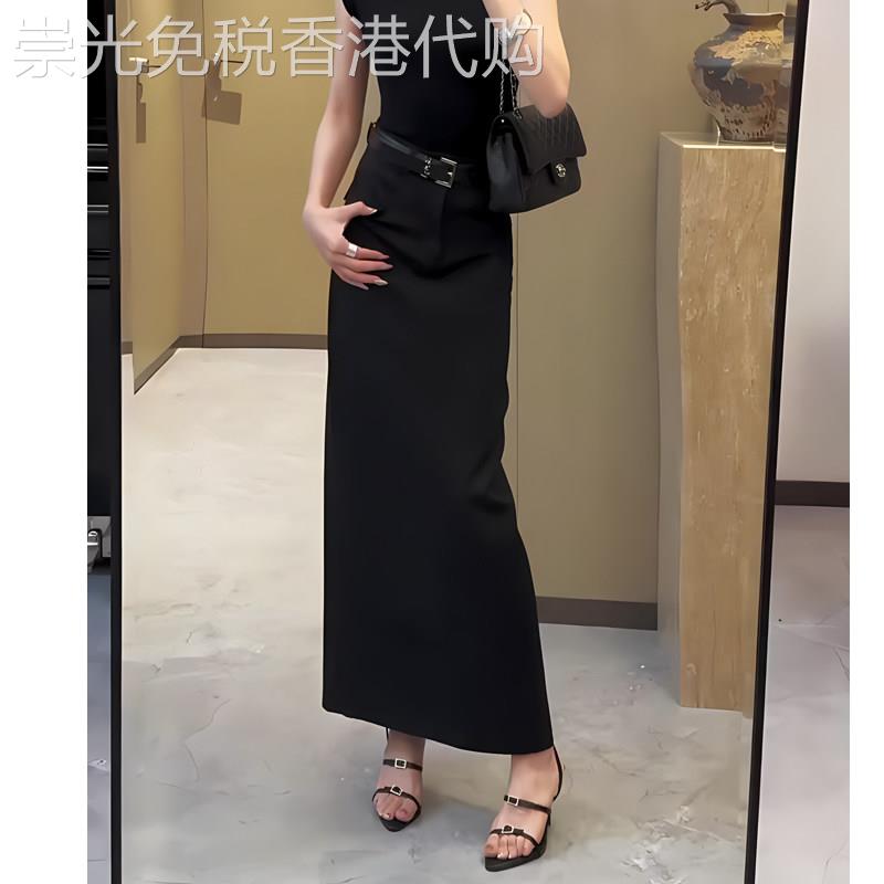 西装半身裙女2026夏季新款时尚简约休闲气质百搭高腰显瘦直筒长裙