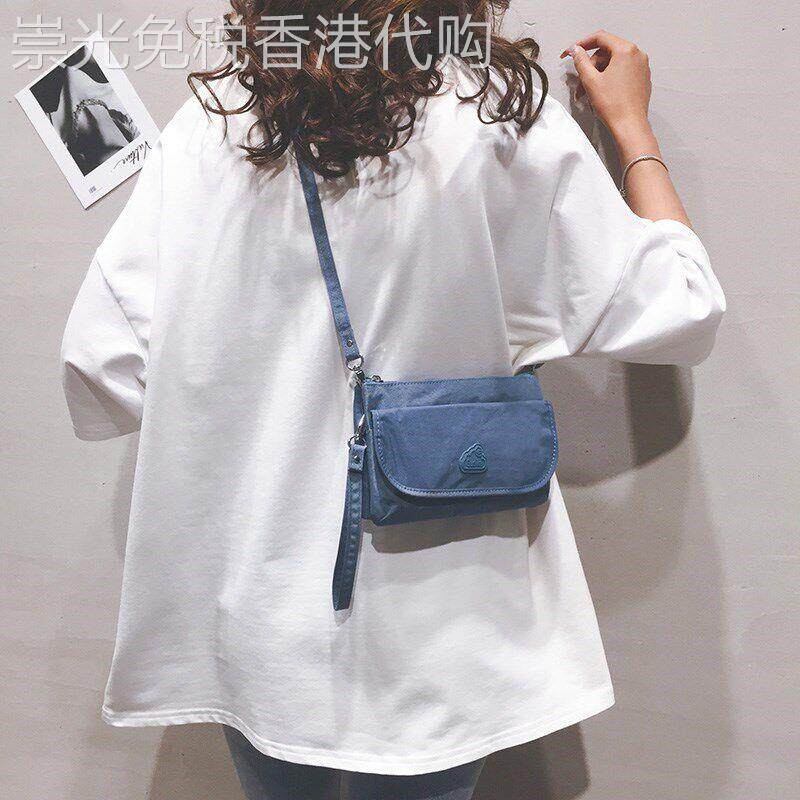 包包女夏季时尚女包2026新款个性百搭斜挎手机包防泼水帆布小方包