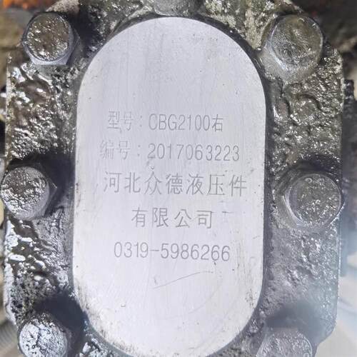 河北众德液b压件有限公司 齿轮泵 高压泵 油泵 CBG-2080 CBG2100