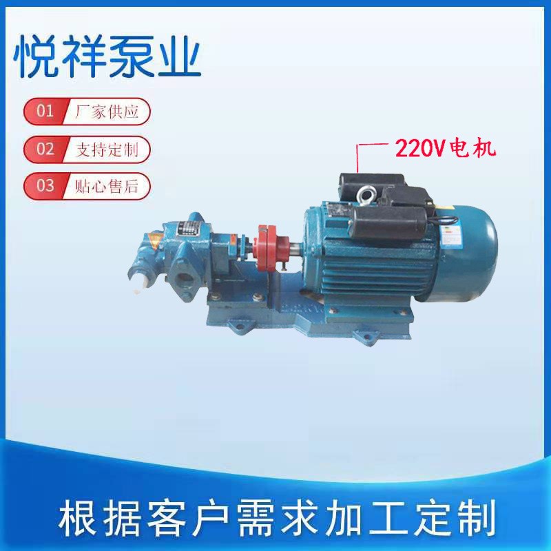 泊头悦祥 KCB齿轮油泵 KxCb-55  83.3合金齿轮 输油泵