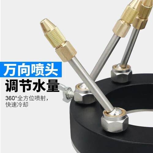百马BM-SQ8喷水环加工中心主轴喷水环喷头N喷嘴万向冷却喷水金属