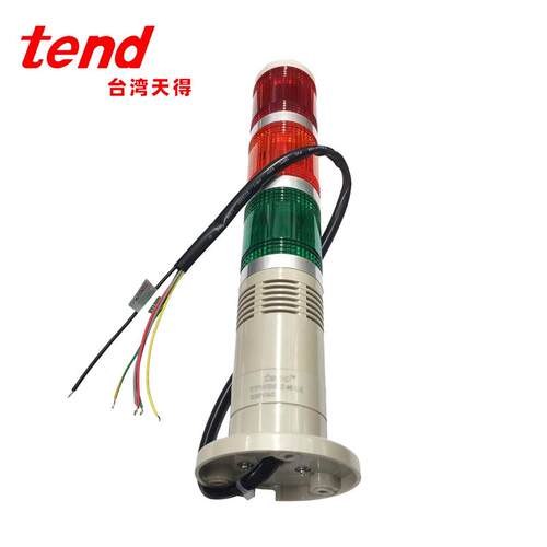 原装正品天得盘式蜂鸣型警示灯TPWBC5-2ROG红橙绿色警示灯220V