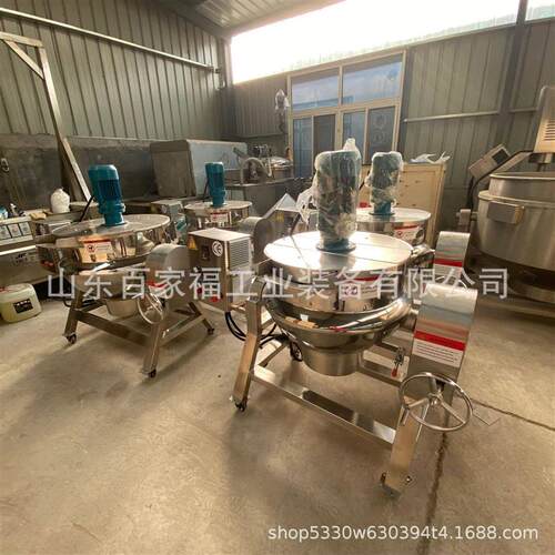 燃气加热羊肉汤熬j制蒸煮锅商用牛杂卤煮夹层锅600L不锈钢熬油锅