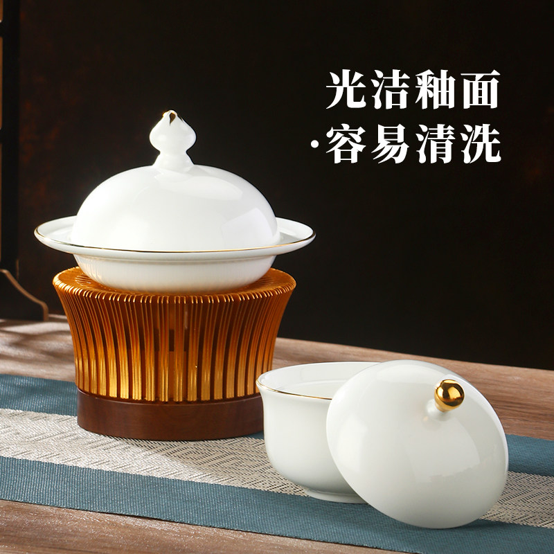 新中式辽参燕窝鱼翅餐厅蜡烛保温一人份位上汤盅私房菜餐具甜品碗,餐饮具,酒店餐具,淘宝优惠券,粉丝福利购,淘宝优惠卷