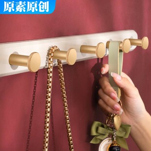 柜衣帽钩玄关进门墙壁勾挂衣架壁挂 衣服挂钩上墙打孔固定挂衣钩鞋