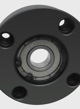 带扣环单轴承型圆法兰带座轴承座组件固定座BGRAB BPFF21-6800ZZ