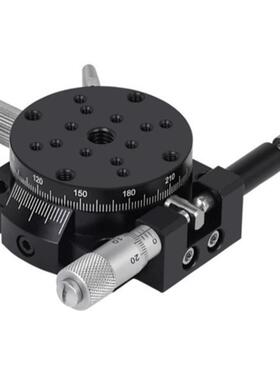 360度精密旋转滑台ELF01-38/60/85/110回转手动位移台