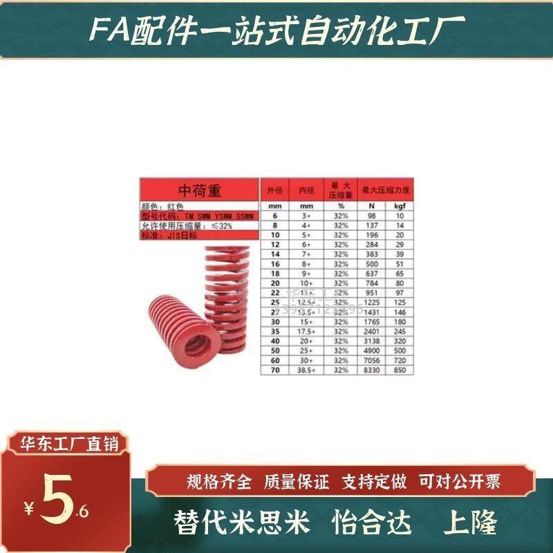 SWM18-20/25/30/35/40/w50/60/70/TM红色SSWM矩形螺旋模具弹簧YSW