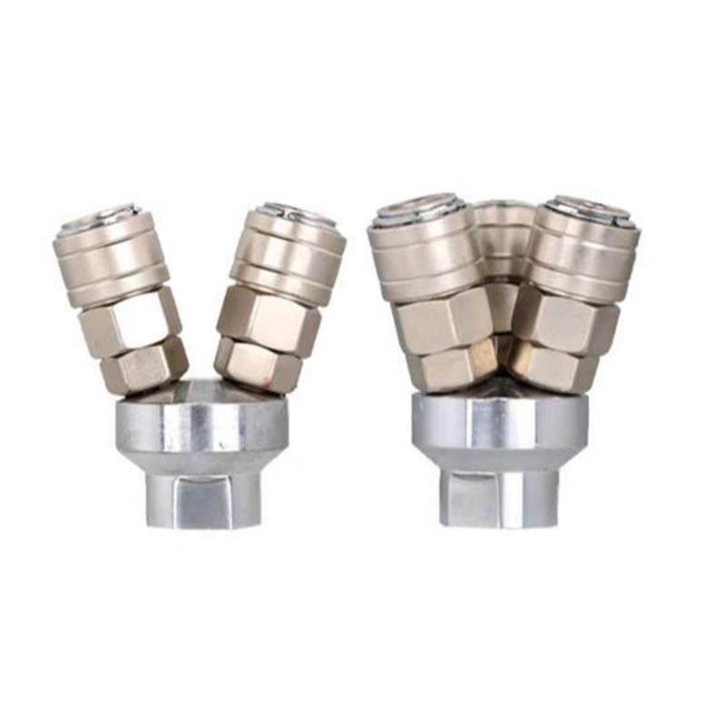 J-XYM41/42/43多管型C式快速接头插头外丝内螺纹2SF1/3SF2-A/B