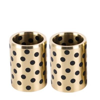 MPBPU 5 6 8 10 - 8 10 12 15 16 20 25力黄铜石墨铜套无油衬套