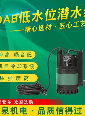意大利DAB水泵NiOVA UP 600MAE进口家用潜水排污泵喷泉循环泵自动