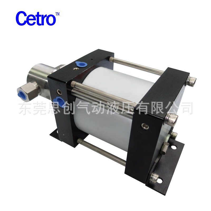 东莞思创气液增压器 800vBAR液体增压泵 自吸 气动加压柱塞泵