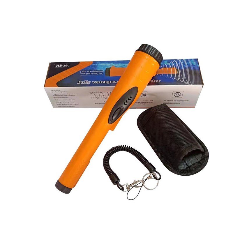 外贸款全防水手持金属探测器金属定位棒IP68防U水三种探测模式