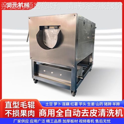 土豆洗去去皮机毛辊清洗机芋头红薯药材洗莲藕泥清机HE.T小型清洗