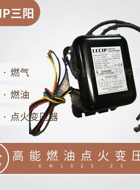 日本LECIP三洋点火变压器G10M23-ZC船用L双极10KV燃油点火高压包