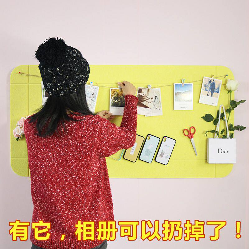 照片墙免打孔背景板客厅装饰自粘贴网红ins风 北欧相片墙 创意