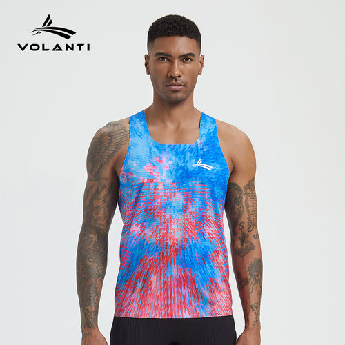 沃兰迪运动背心田径跑步训练排汗